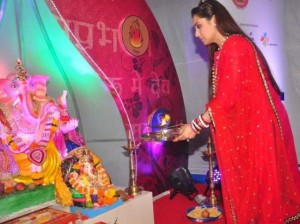 Rani Mukerji Celebrate Ganesh Chaturthi 2014