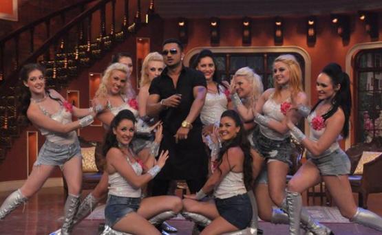 Yo Yo Honey Singh at Comedy Nights with Kapil – Party All Night on the Sates of CNWK