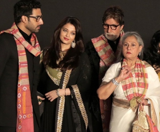 Aishwarya Rai in Long Black Anarkali during 20th International Film Festival at Kolkata