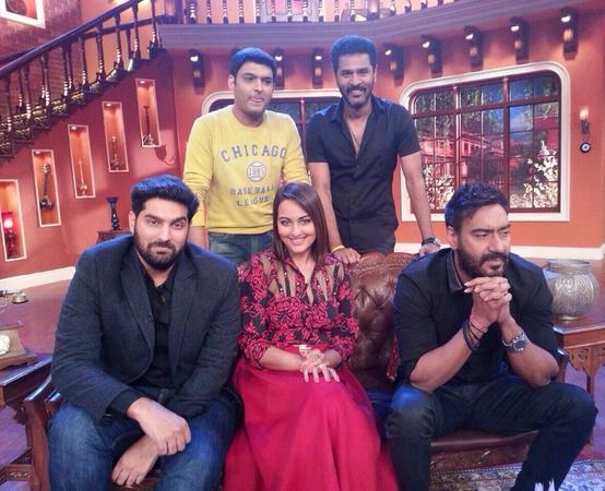 Sonakshi Sinha at Comedy Nights with Kapil to Promote ‘Action Jackson’ Movie 