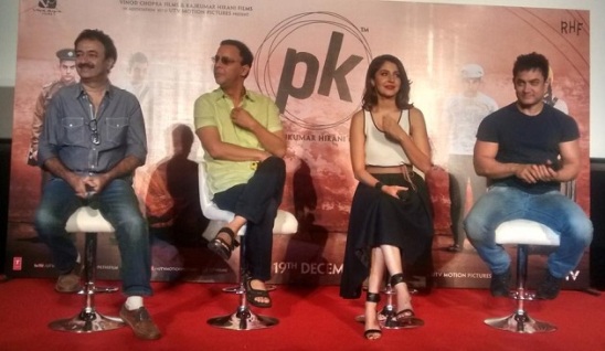 Star Cast of PK at Movie Trailer Release Event
