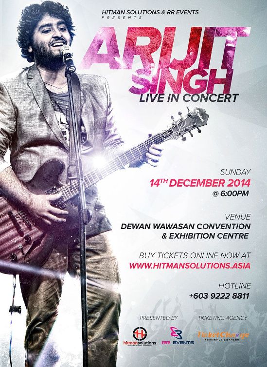 Arijit Singh Live In Concert Malaysia - December 2014 at Dewan Wawasan Convention