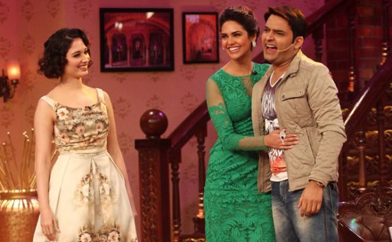 Humshakals Movie Stars on the sets of Comedy Nights with Kapil New 2014 Images
