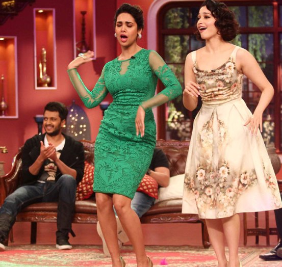 Humshakals Movie Stars on the sets of Comedy Nights with Kapil New 2014 Images