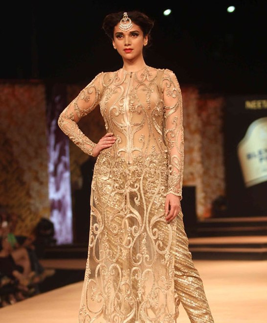 Aditi Rao Hydary in Transparent Dress