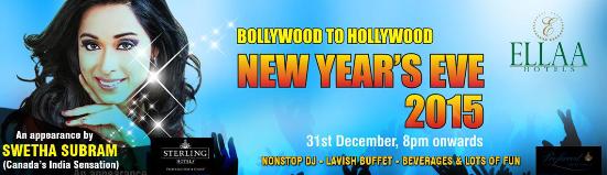 Ellaa Hotel Hyderabad Presents 2015 New Year’s EVE Party on 31st December 2014 - Chinki Pinki