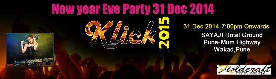 Klick 2015 New Year Eve Party in Ruby Ground Pune on 31 Dec 2014