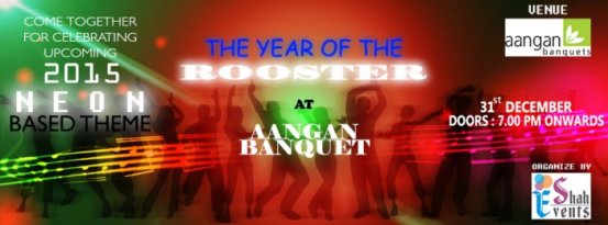 The Year of The Rooster 31 December 2014 Party in Aangan Banquet at Ahmedabad