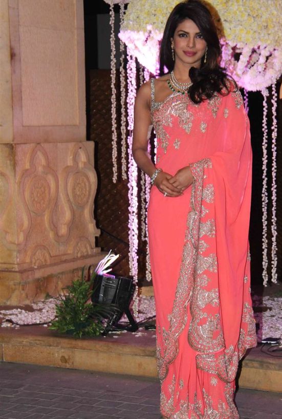 Priyanka Chopra at Rriddhi Malhotra and Tejas Talwalkar Wedding Reception