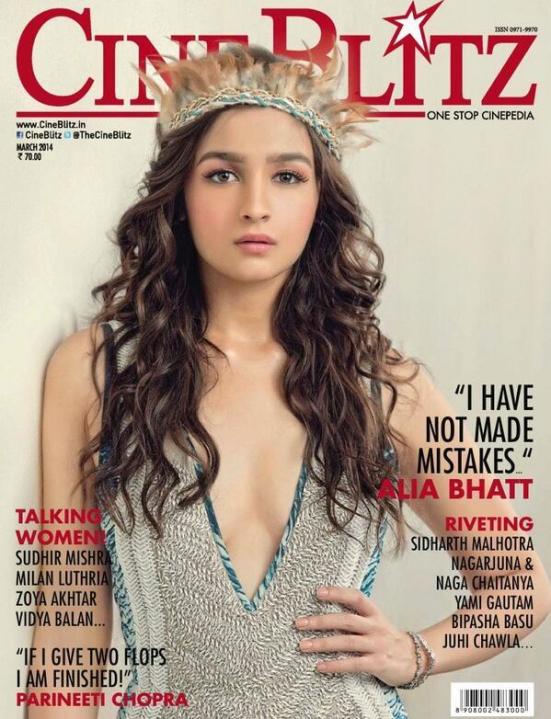 Alia Bhatt Hot Looks for Cineblitz Magazine – Gorgeous Hot Photoshoot March 2014 Issue