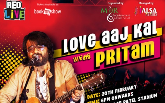 Love Aaj Kal with Pritam Live Concert in Ahmedabad on 20 February 2015
