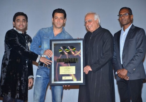 Salman Khan Launches Album Raunaq in Mumbai