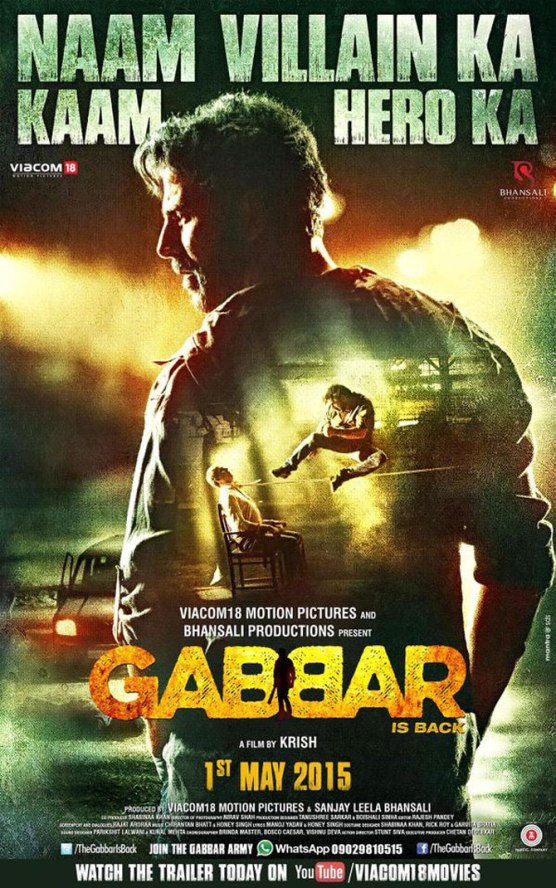 Gabbar Is Back New Poster 2015 Images – Akshay Kumar First Look in 'Gabbar Is Back' Poster Photo 