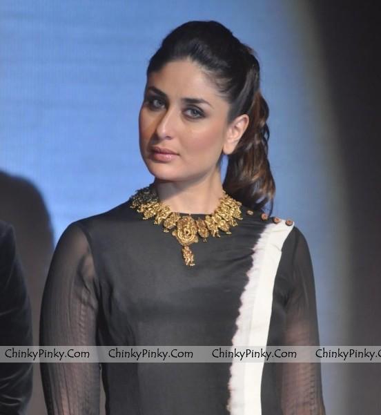 Kareena Kapoor Transparent Dress Pics in Press Meet of IIFA 2014 Weekend at Mumbai