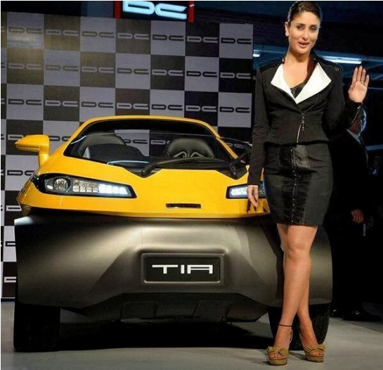 Kareena Kapoor in Short Black Skirt at TIA Car Launch Auto Expo 2014