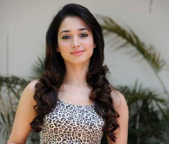 Tamanna Bhatia in Red Jeans and Skin Tight Top Images
