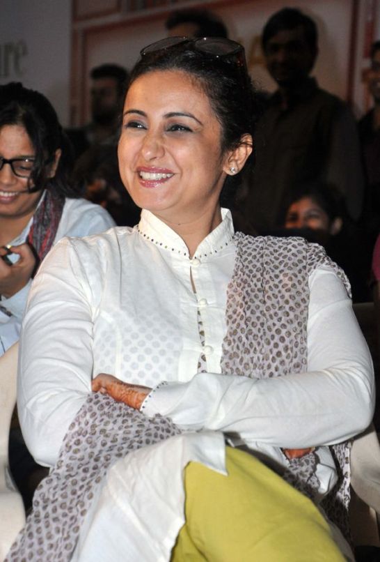 Divya Dutta in White Dress – Cute Smiling Face at Ghalib Danger Book Launch