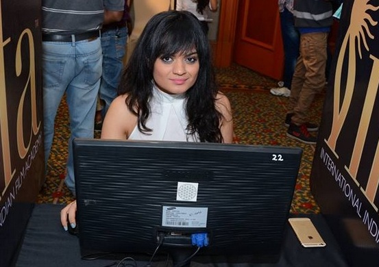 Aditi Singh Sharma in Causal Look at IIFA 2015 Press Meet