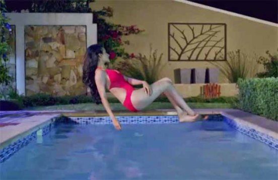 Amyra Dastur in Red Bikini Images – Hot Mr. X Movie Photos