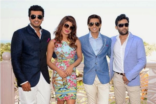 Priyanka Chopra in Short Dress at Gunday Trailer Launch Dubai International Film Festival