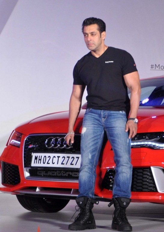 Salman Khan Launches The AUDI RS7 Sportback in January 2014 – Photos of Brand New Luxurious Car
