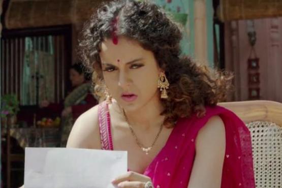 Kangana Ranaut in Pink Dress in Tanu Weds Manu Returns Movie