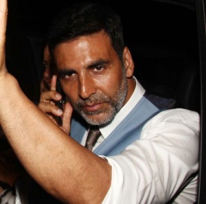 Akshay Kumar at Special Screening of Gabbar is Back 2015 Hindi Movie