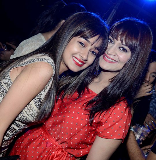 Hot Pics of Bigg Boss 7 Contestant Candy Brar in Short Red Dress at Sunburn DJ Party Mumbai