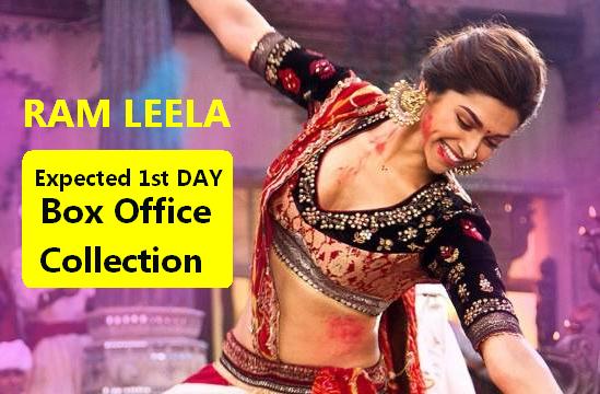 Expected First Day Box Office Collection of RAM LEELA Movie ? ?