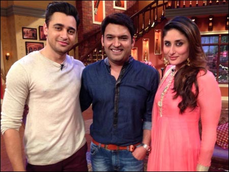Kareena Kapoor in Comedy Nights With Kapil for Gori Tere Payar Mein Movie Promotions