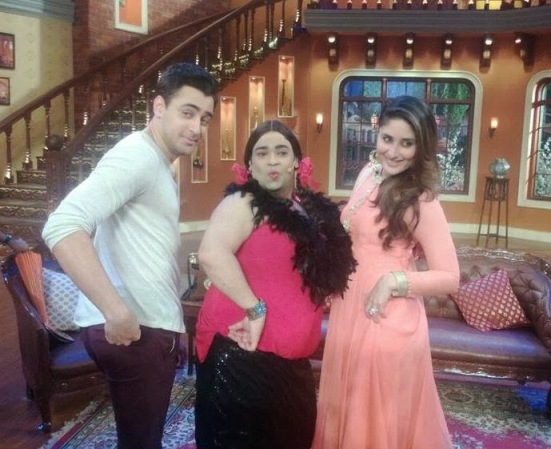 Kareena Kapoor in Comedy Nights With Kapil for Gori Tere Payar Mein Movie Promotions