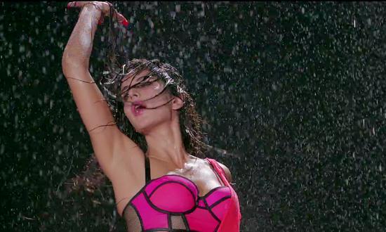 Katrina Kaif in DHOOM 3 Pictures – Hot Images in Pink Bikini Short Dress 