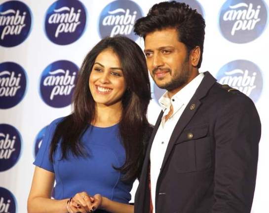 Riteish Deshmukh and Genelia D’souza at The Launch of Ambi Pur Refresh Your Love Campaign in Mumbai