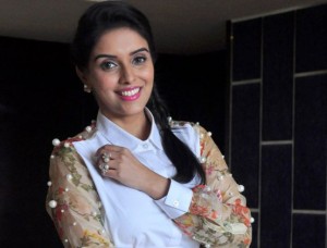 All Is Well Movie Promotion in Delhi – Asin in Floral Printed Skirt Photos