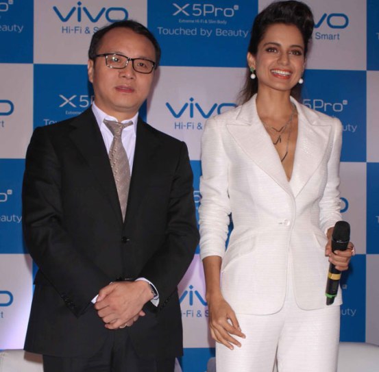 Kangana Ranaut in Delhi for Vivo X5 Launch