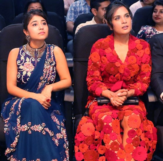 Shweta Tripathi and Richa Chadda attend at Masaan Movie Screening 