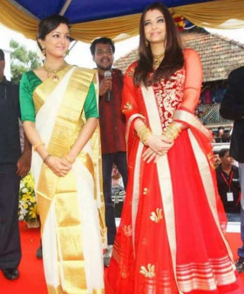 Aishwarya Rai in Red Dress – Traditional Anarkali Suits Churidar Photos