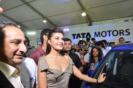 Jacqueline Fernandez at 2013 Auto Car Expo in Bandra Mumbai India