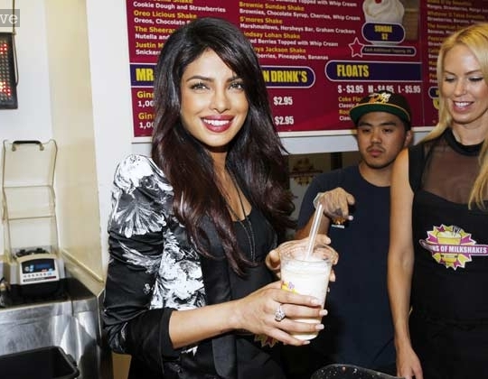 Priyanka Chopra Launched Milkshake In California