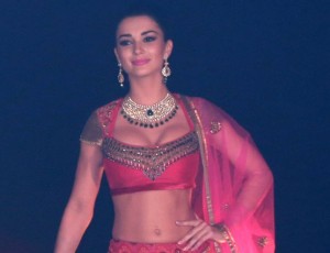 Amy Jackson in Lehenga Choli Photos – Singh Is Bliing Movie Promotion Event