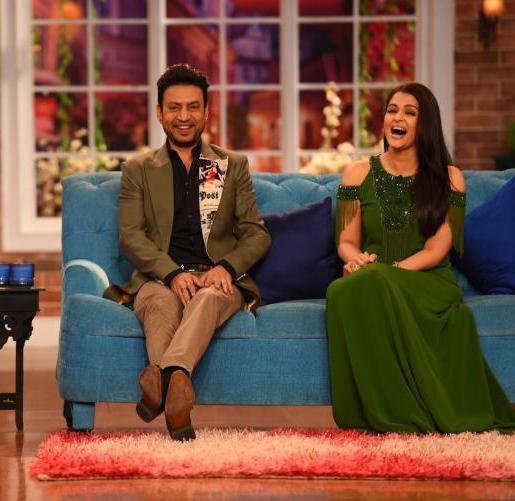 Aishwarya Rai Bachchan on 'Comedy Nights With Kapil' for Jazbaa Promotions 