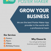 Festival Post Maker – Create Business Festival Poster with Photo & Name