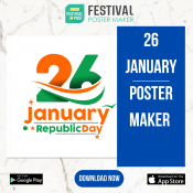 How to make Republic Day Poster 2023 – 26 January Poster Maker – Gantantra Diwas Poster