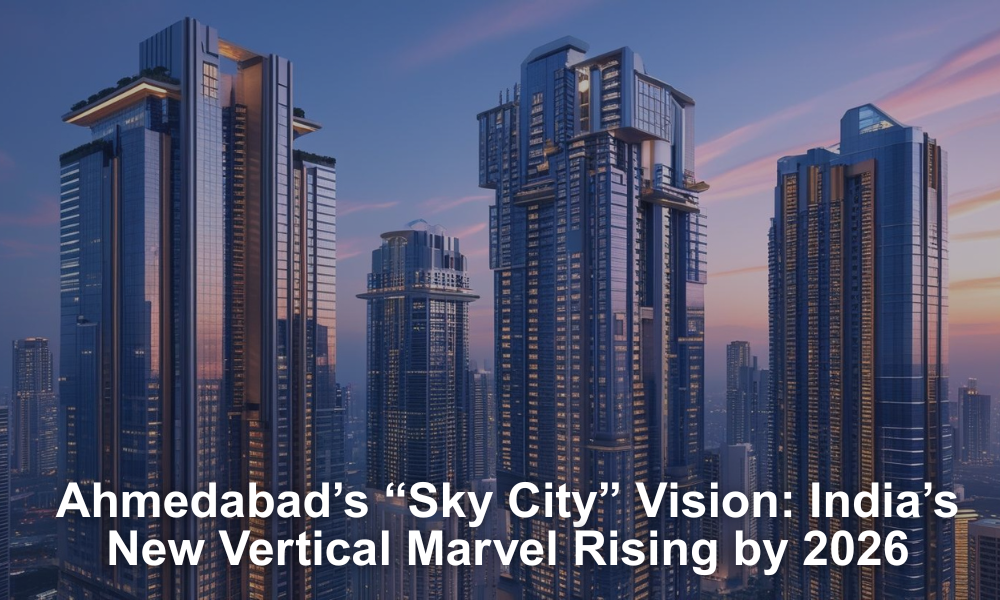 Ahmedabad’s “Sky City” Vision India’s New Vertical Marvel Rising by 2026