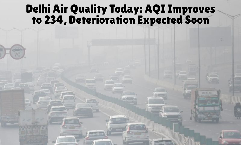 Delhi Air Quality Today: AQI Improves to 234, Deterioration Expected Soon After weeks of fluctuating pollution levels and public health concerns, Delhi witnessed a temporary improvement in air quality as the Air Quality Index (AQI) dropped to 234, placing it in the ‘poor’ category. While this marks a relief from the frequent ‘very poor’ and ‘severe’ levels experienced earlier, experts and authorities have warned that the improvement may be short-lived, with a deterioration likely in the coming days due to unfavorable meteorological conditions and rising local pollution sources. A Brief Respite for the Capital The decline in AQI to 234 brought cautious optimism among residents, especially those vulnerable to air pollution such as children, senior citizens, and people with respiratory ailments. Visibility improved marginally, and the heavy smog that often blankets the city appeared thinner in several areas. Morning walkers and commuters reported slightly easier breathing conditions compared to previous days when AQI levels hovered closer to the ‘very poor’ range. Environmental experts attribute this improvement largely to stronger surface winds and better atmospheric dispersion, which helped pollutants spread out instead of remaining trapped close to the ground. Occasional changes in wind direction also played a role in reducing the concentration of fine particulate matter such as PM2.5 and PM10. Understanding AQI 234: Still a Cause for Concern Despite the improvement, an AQI of 234 is far from safe. According to air quality standards, the ‘poor’ category can still cause breathing discomfort to most people on prolonged exposure, and those with asthma, heart disease, or other lung conditions may experience more severe symptoms. Doctors in Delhi continue to advise residents to limit outdoor activities, especially during early mornings and late evenings when pollution levels tend to spike. The use of masks, air purifiers indoors, and preventive healthcare measures remains strongly recommended. Why Air Quality Improved Several factors contributed to the temporary improvement in Delhi’s air quality: 1. Meteorological Conditions: Increased wind speed helped disperse pollutants. 2. Slight Rise in Temperature: Warmer daytime temperatures reduced inversion layers that trap pollutants. 3. Reduced Local Emissions for Short Periods: In some areas, reduced traffic movement and better compliance with pollution control measures contributed marginally. However, experts emphasize that these are short-term factors, and unless structural issues are addressed, pollution levels are bound to rise again. Deterioration Likely in Coming Days Air quality forecasters have warned that Delhi’s AQI may worsen again due to calmer winds, lower temperatures, and the return of unfavorable weather conditions. As winter deepens, temperature inversion becomes more frequent, preventing pollutants from dispersing and causing them to accumulate near the surface. In addition, local pollution sources such as vehicular emissions, construction activities, road dust, and biomass burning continue to operate at high levels. Although stubble burning incidents in neighboring states have reduced compared to peak periods, their residual impact, combined with Delhi’s own emissions, can quickly push AQI levels back into the ‘very poor’ category. Vehicular Emissions Remain a Major Contributor Traffic congestion remains one of the largest contributors to Delhi’s air pollution. With millions of vehicles on the road, emissions from diesel and petrol engines significantly increase levels of nitrogen dioxide and particulate matter. While measures such as odd-even schemes and promotion of electric vehicles have shown some impact in the past, experts believe more consistent and long-term solutions are required. Public transport usage, carpooling, and remote work options are being encouraged as ways to reduce daily emissions, especially during high-pollution periods. Government Measures and Emergency Actions The Delhi government and central authorities continue to monitor air quality closely. Pollution control measures under the Graded Response Action Plan (GRAP) are implemented based on AQI levels. These include restrictions on construction activities, regulation of diesel generator use, and advisories for schools and offices. Authorities have stated that if AQI levels rise sharply, stricter measures may be reintroduced, including temporary bans on certain activities and enhanced enforcement against polluting vehicles and industries. Health Advisory for Residents Health experts stress that even during periods of relative improvement, precautions should not be relaxed. Prolonged exposure to polluted air can lead to chronic respiratory diseases, reduced lung function, cardiovascular issues, and weakened immunity. Residents are advised to: • Avoid outdoor exercise during peak pollution hours • Use masks that can filter fine particles • Keep windows closed during high AQI periods • Stay hydrated and maintain a healthy diet to boost immunity Parents are particularly urged to monitor children for symptoms such as coughing, eye irritation, or breathlessness. The Larger Environmental Challenge Delhi’s air pollution problem is not a one-day or one-season issue. It is the result of urbanization, rising population, dependence on fossil fuels, and inadequate waste management. While short-term weather-driven improvements offer temporary relief, sustainable solutions lie in long-term policy changes, cleaner energy adoption, and public participation. Experts advocate for expanding green cover, strengthening public transport infrastructure, transitioning to renewable energy, and strict enforcement of emission norms across sectors. Looking Ahead The current drop in AQI to 234 serves as a reminder that improvement is possible—but fragile. Without consistent efforts and favorable weather, Delhi’s air quality can deteriorate rapidly. Authorities, citizens, and industries must work together to ensure that clean air is not just an occasional relief but a lasting reality. As forecasts suggest a possible decline in air quality in the coming days, vigilance remains crucial. For now, Delhi breathes a little easier—but the battle against air pollution is far from over.