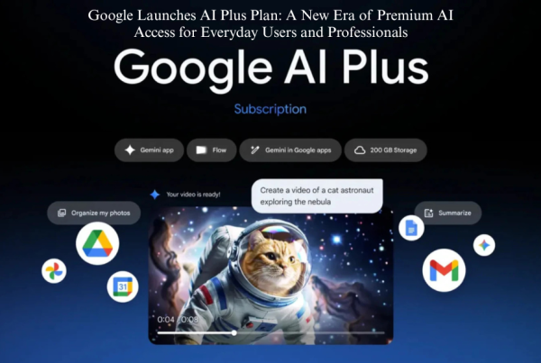 Google Launches AI Plus Plan A New Era of Premium AI Access for Everyday Users and Professionals