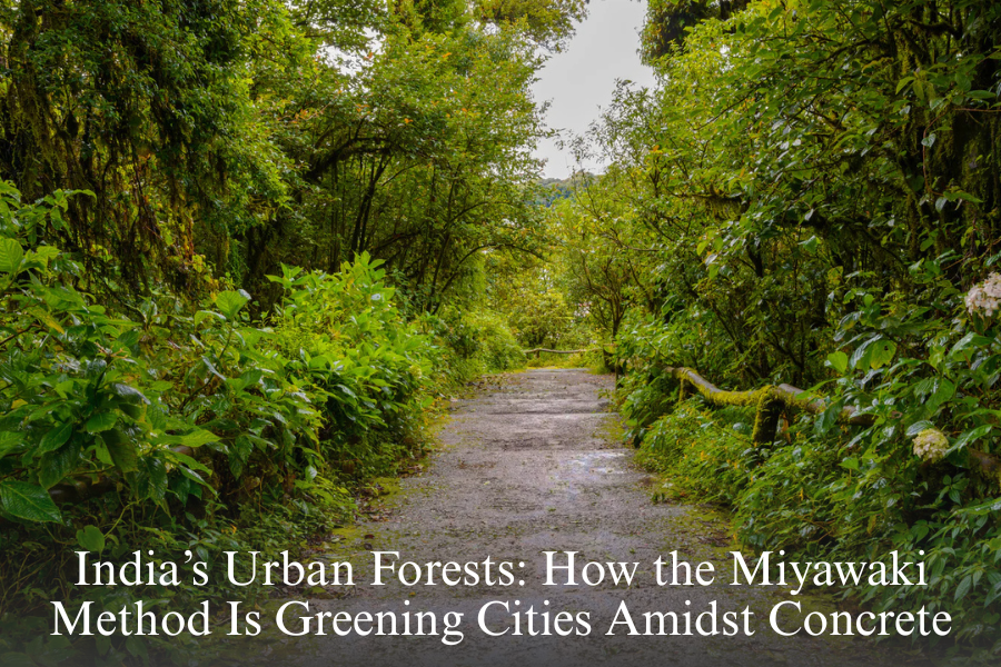 India’s Urban Forests How the Miyawaki Method Is Greening Cities Amidst Concrete