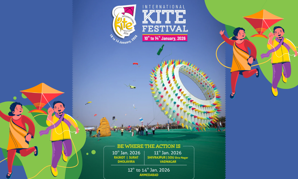 International Kite Festival 2026 Celebrations Across Gujarat Cities – Ahmedabad Surat Rajkot & Vadnagar Dates & Location