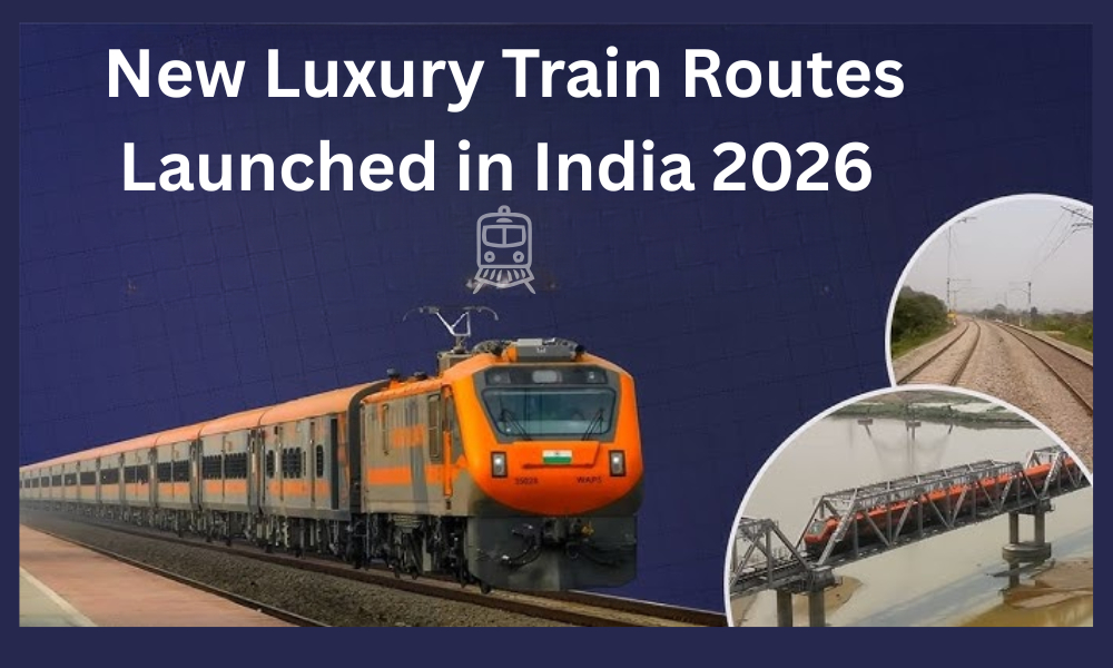 New Luxury Train Routes Launched in India 2026 - Vande Bharat Sleeper, Bharat Gaurav & Amrit Bharat Express