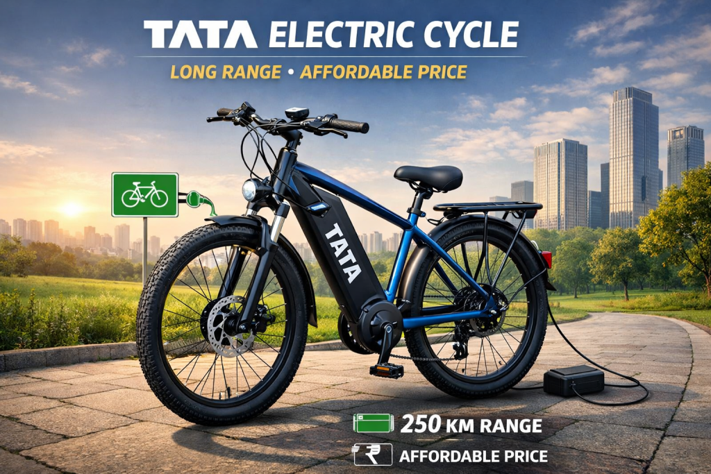 TATA Launches Electric Cycle in India - Price, Specifications, Battery & Launch Highlights
